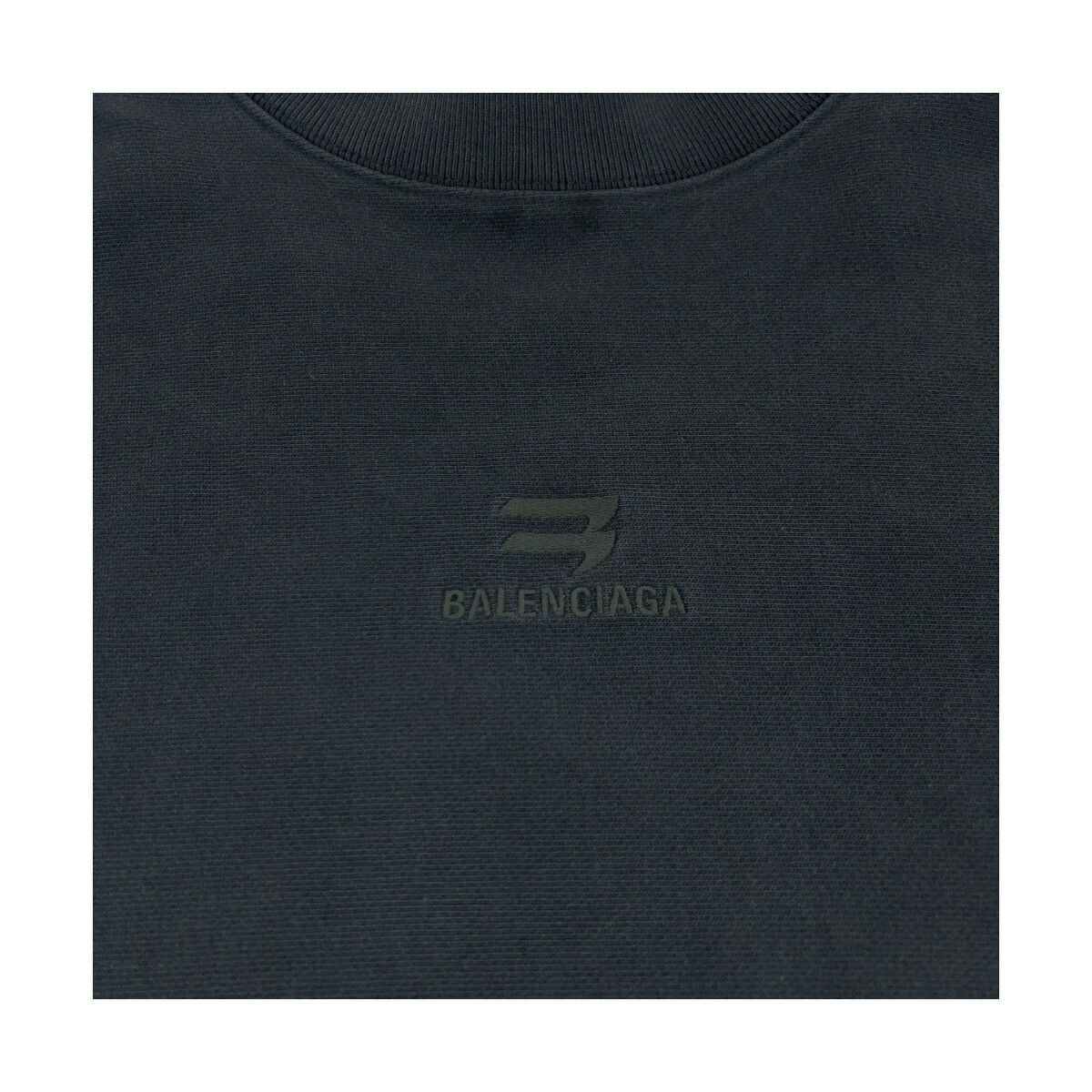 Balenciaga Balenciaga Balenciaga Oversize Logo Cotton Sweatshirt Cotton Sweatshirts & Hoodies 720428 Size ONE SIZE - 7 Thumbnail