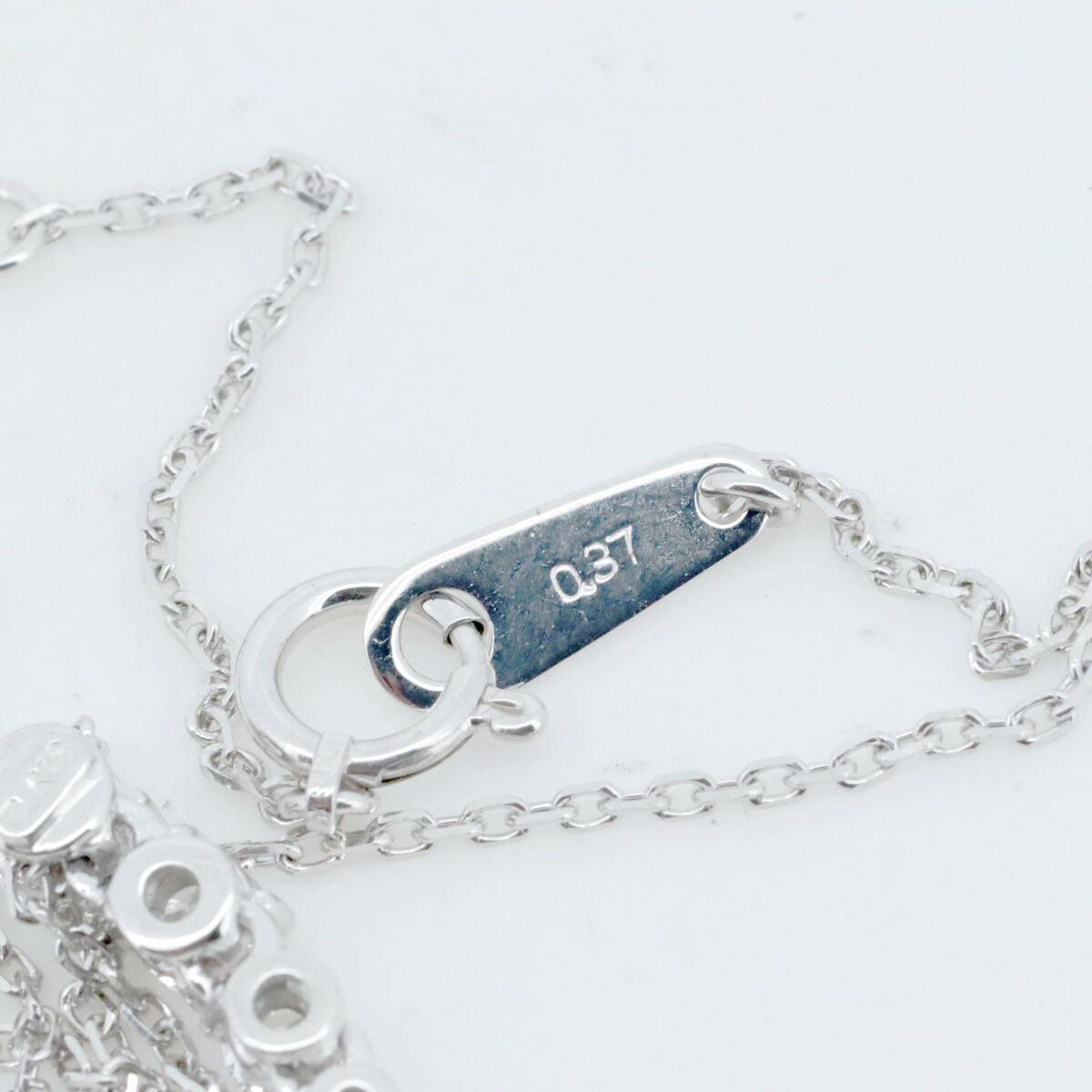 Mikimoto Mikimoto Mikimoto K18WG Diamond Necklace Calfskin Necklace DUTY FREE for USA Size ONE SIZE - 4 Thumbnail