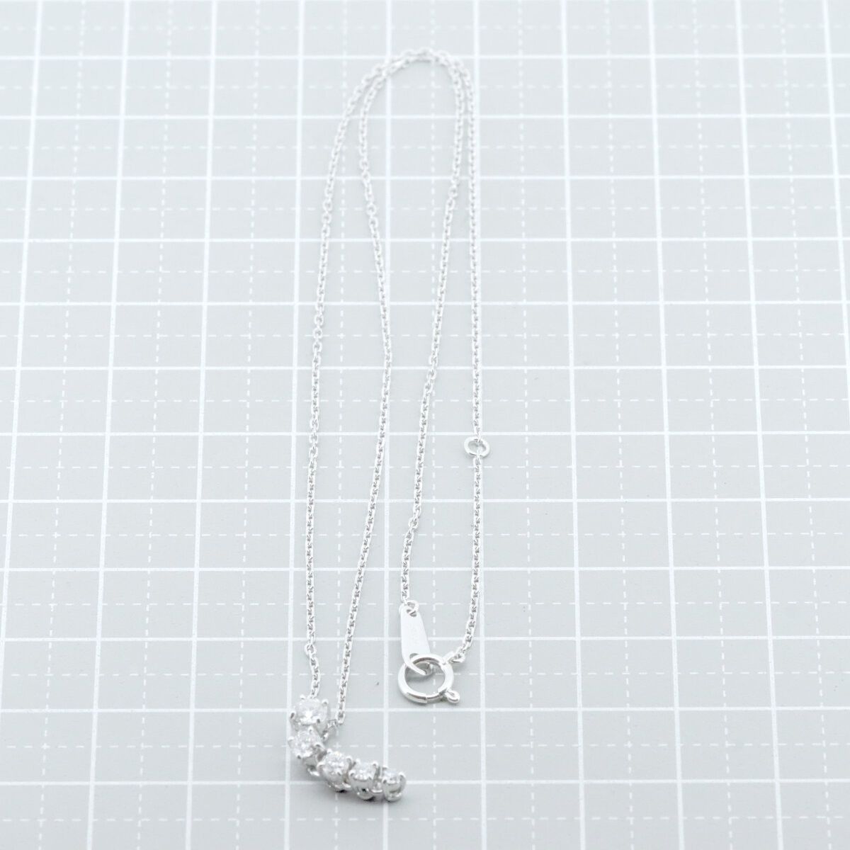 Mikimoto Mikimoto Mikimoto K18WG Diamond Necklace Calfskin Necklace DUTY FREE for USA Size ONE SIZE - 6 Thumbnail