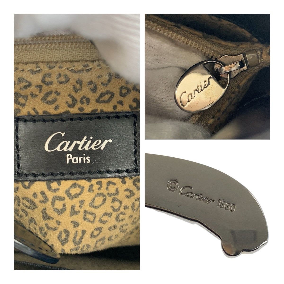 Cartier Cartier Cartier Panthere Leather Shoulder Bag Leather Shoulder Bag DUTY FREE for USA Size ONE SIZE - 4 Thumbnail