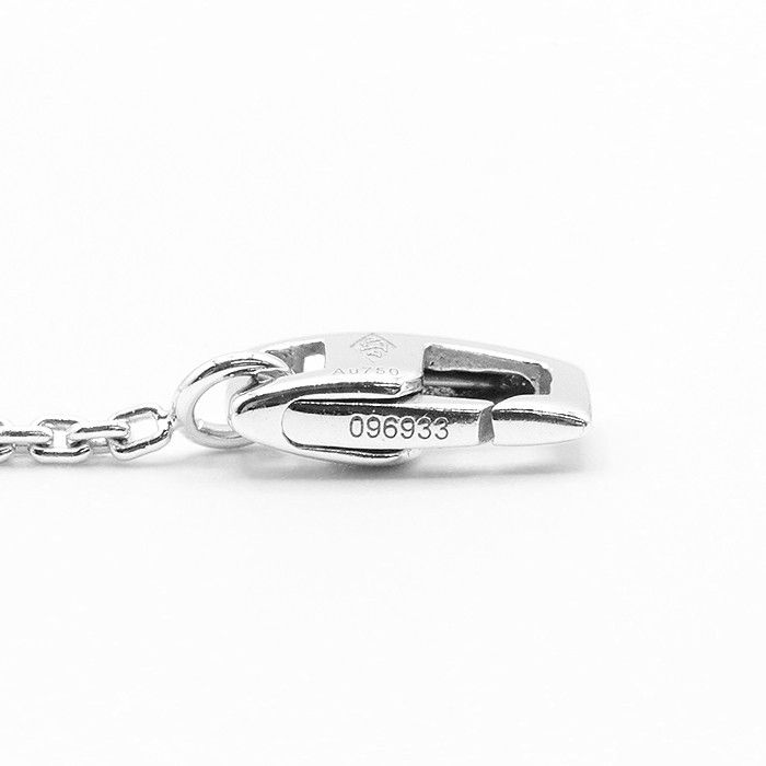 Louis Vuitton Louis Vuitton Louis Vuitton Q93279 Au750 Diamond Necklace Calfskin Necklace Q93279 Size ONE SIZE - 9 Thumbnail