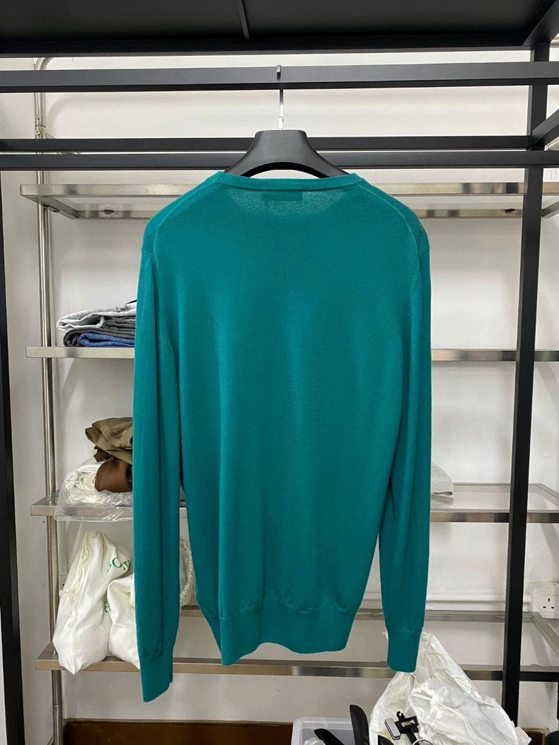 Loro Piana Loro Piana Men's Blue Cashmere Sweater Size US XL / EU 56 / 4 - 4 Thumbnail