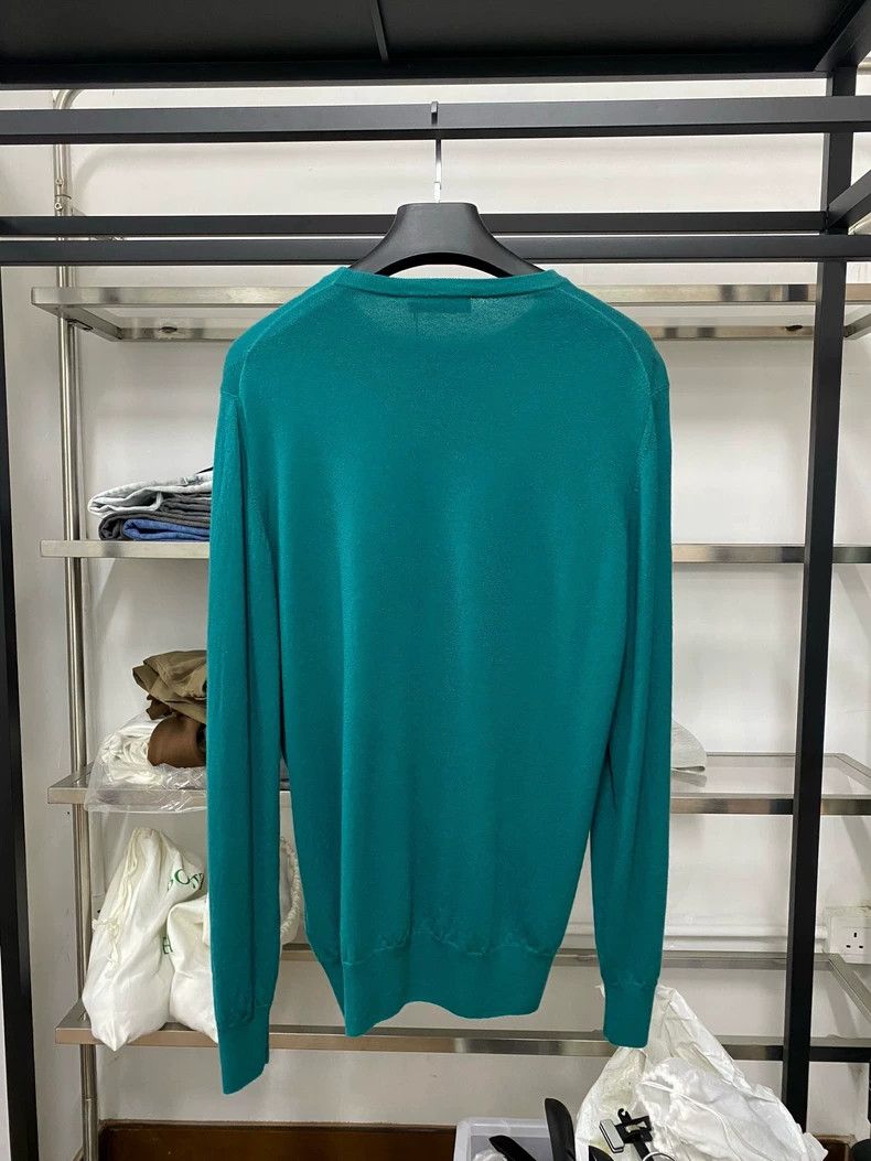 Loro Piana Loro Piana Men's Blue Cashmere Sweater Size US XL / EU 56 / 4 - 4 Thumbnail