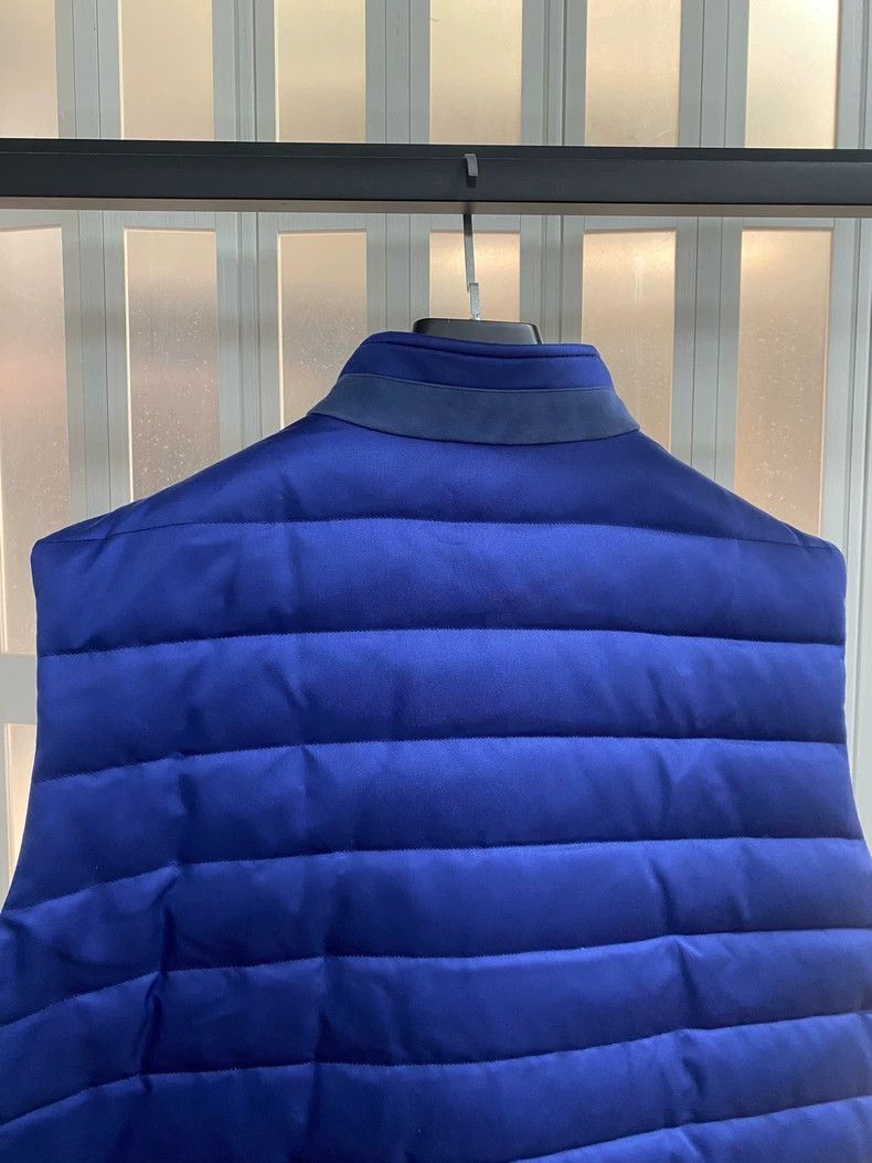 Loro Piana Loro Piana Men's Blue Down Vest Size US XXL / EU 58 / 5 - 4 Thumbnail