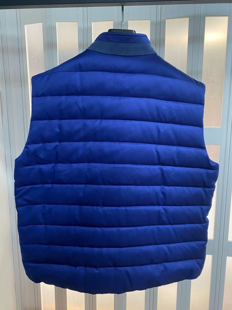 Loro Piana Loro Piana Men's Blue Down Vest Size US XXL / EU 58 / 5 - 3 Thumbnail