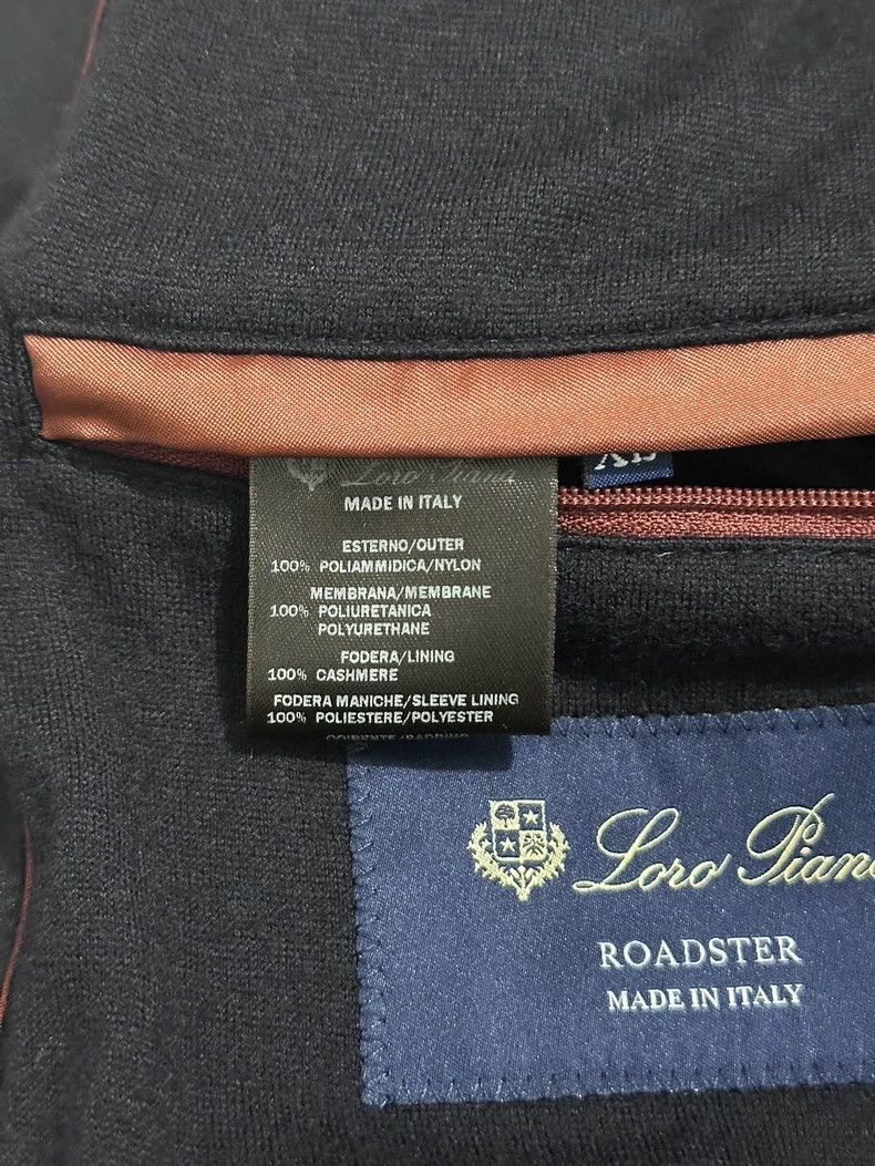 Loro Piana Loro Piana navy cotton padded jacket Size US XL / EU 56 / 4 - 4 Thumbnail