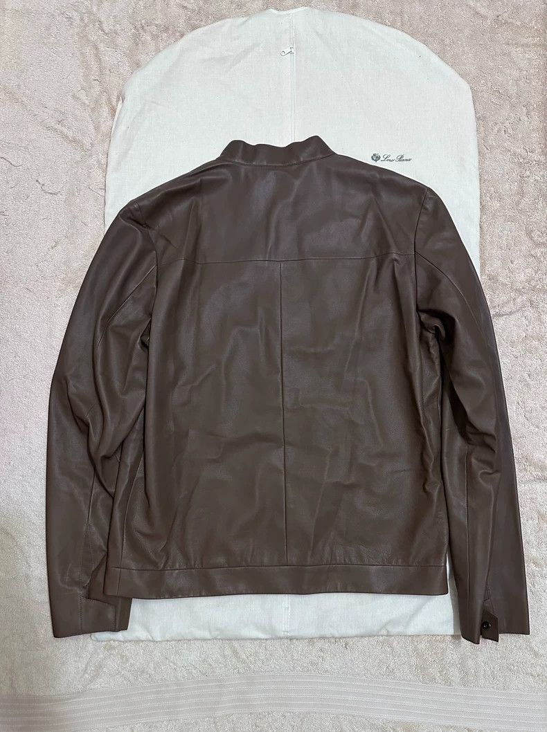Loro Piana Loro Piana Brown Leather Jacket Size US M / EU 48-50 / 2 - 7 Thumbnail