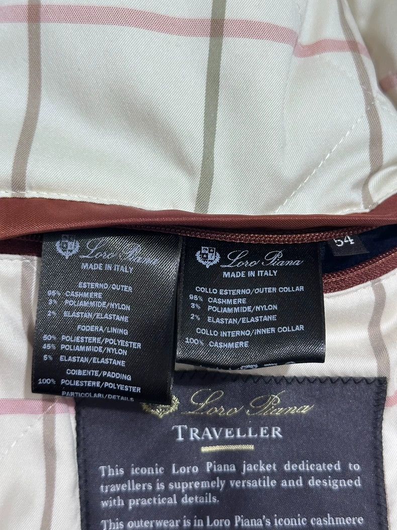 Loro Piana Loro Piana Traveller Cashmere Jacket Size US XL / EU 56 / 4 - 4 Thumbnail