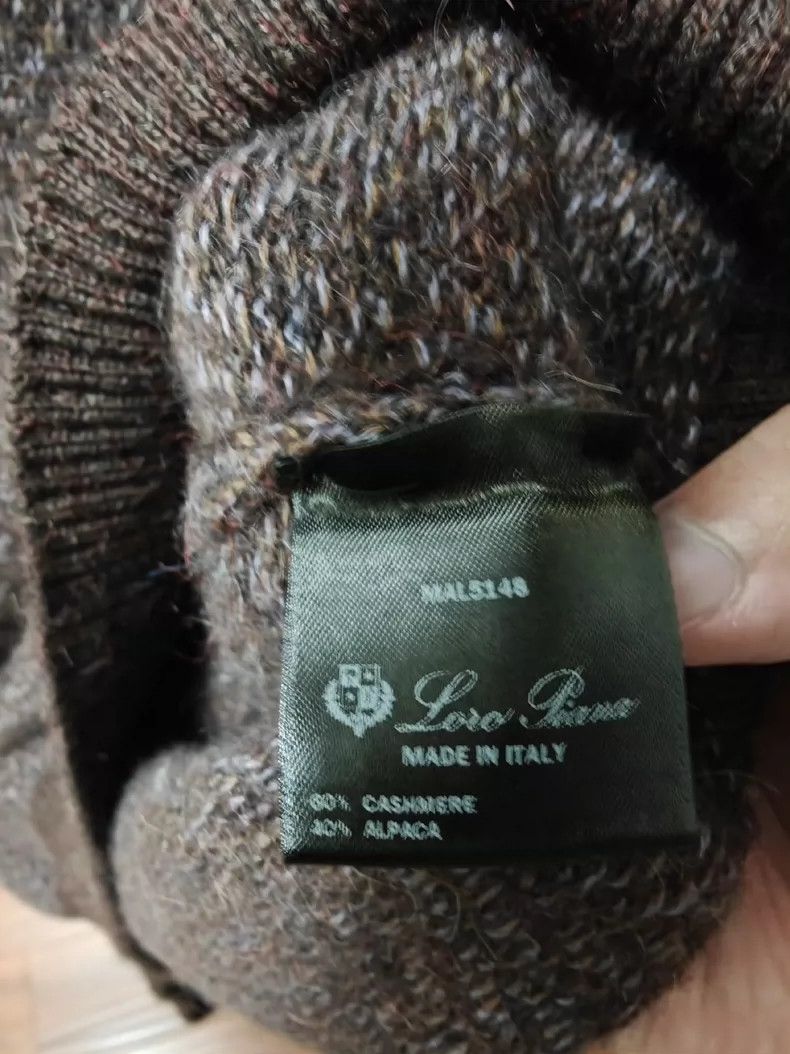 Loro Piana Loro Piana Men's Thick Cable Knit Sweater Size US XL / EU 56 / 4 - 3 Thumbnail