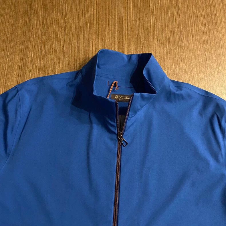 Loro Piana Loro Piana Blue Bomber Jacket Size US L / EU 52-54 / 3 - 2 Thumbnail