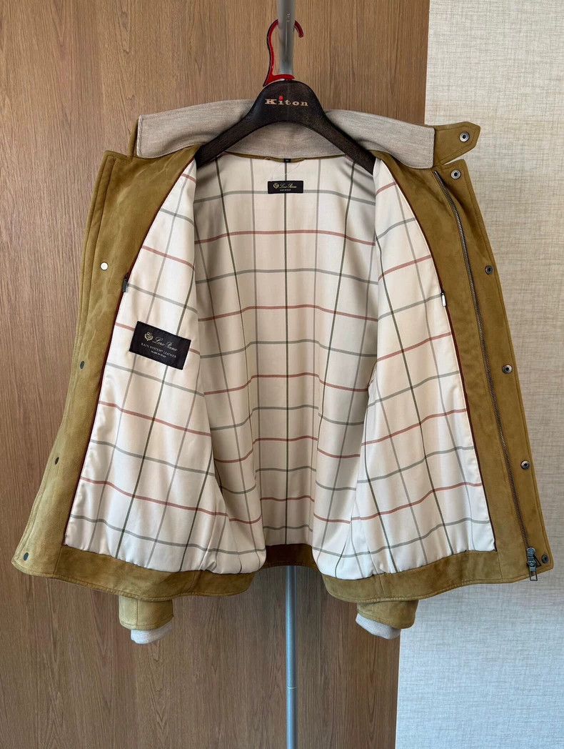 Loro Piana Loro Piana Men's Pilot Leather Jacket Size US M / EU 48-50 / 2 - 2 Thumbnail
