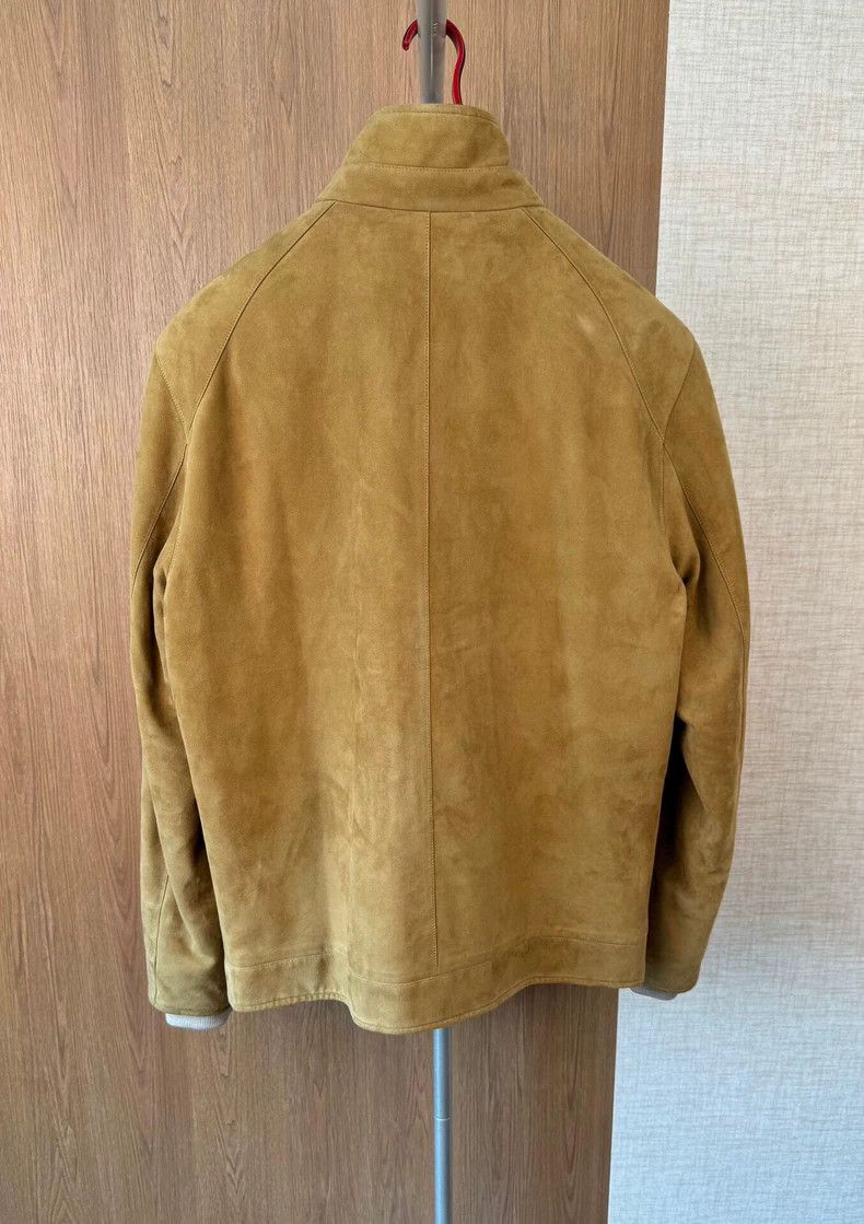 Loro Piana Loro Piana Men's Pilot Leather Jacket Size US M / EU 48-50 / 2 - 8 Thumbnail