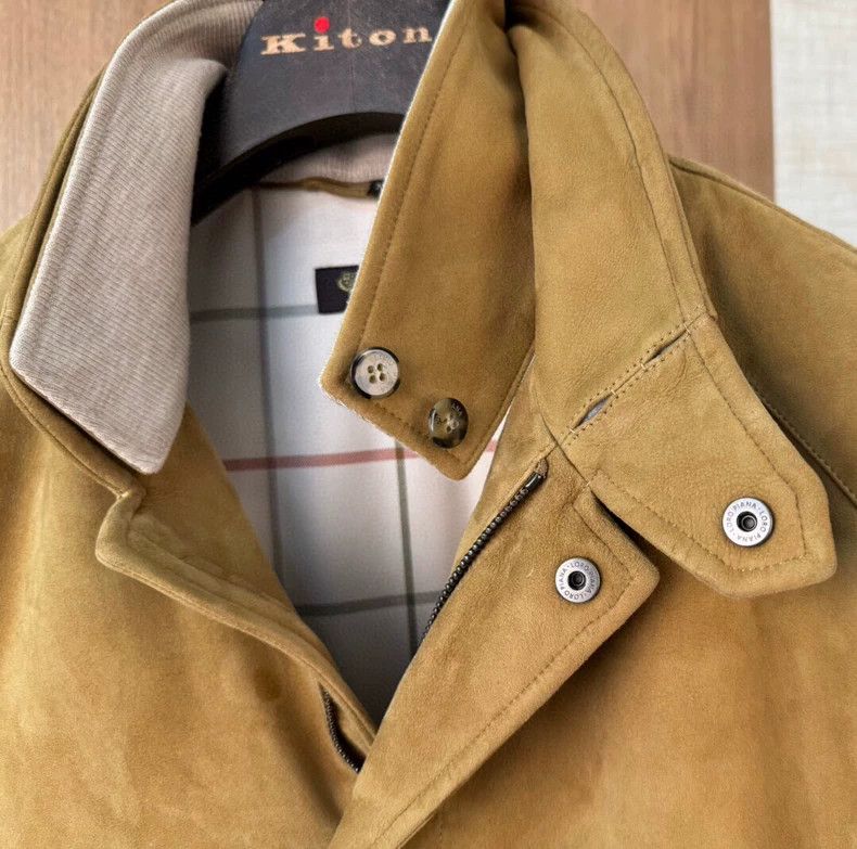 Loro Piana Loro Piana Men's Pilot Leather Jacket Size US M / EU 48-50 / 2 - 4 Thumbnail