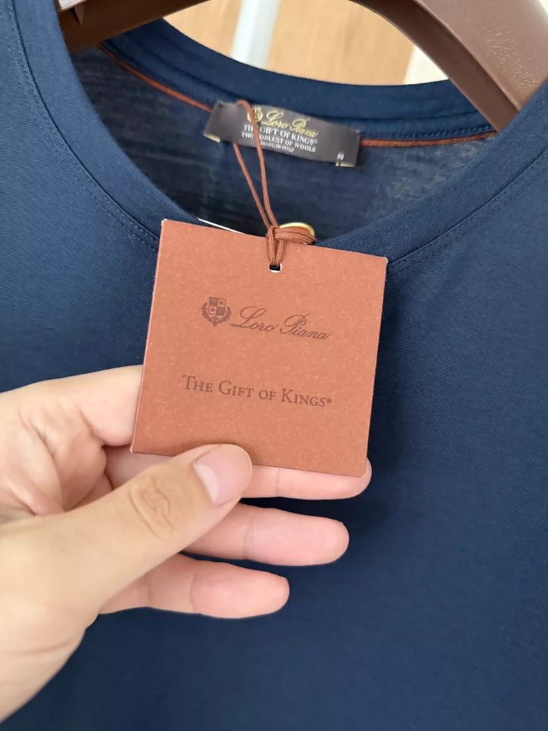 Loro Piana Loro Piana GOK Round Neck Short Sleeve T-Shirt Size US S / EU 44-46 / 1 - 3 Thumbnail