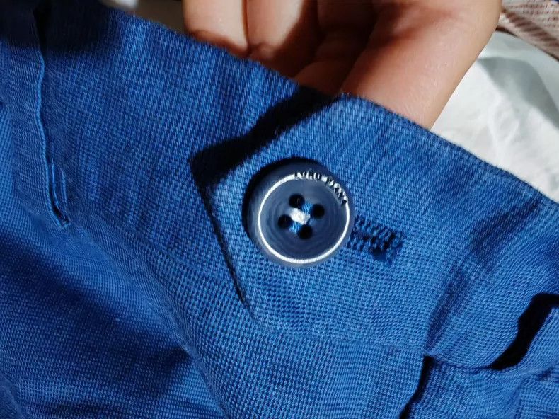 Loro Piana Loro Piana Men's Blue Casual Pants Size US 34 / EU 50 - 6 Thumbnail