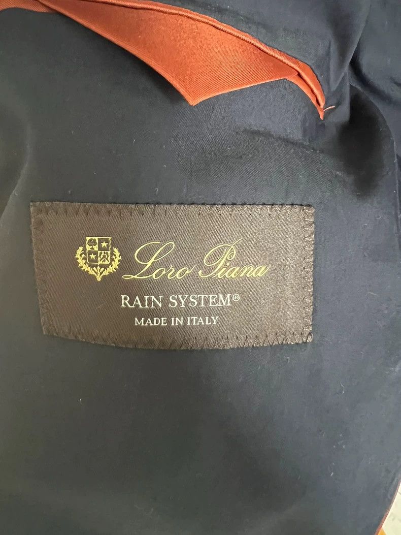 Loro Piana Loro Piana Blue Waterproof Blazer Jacket Size US L / EU 52-54 / 3 - 3 Thumbnail
