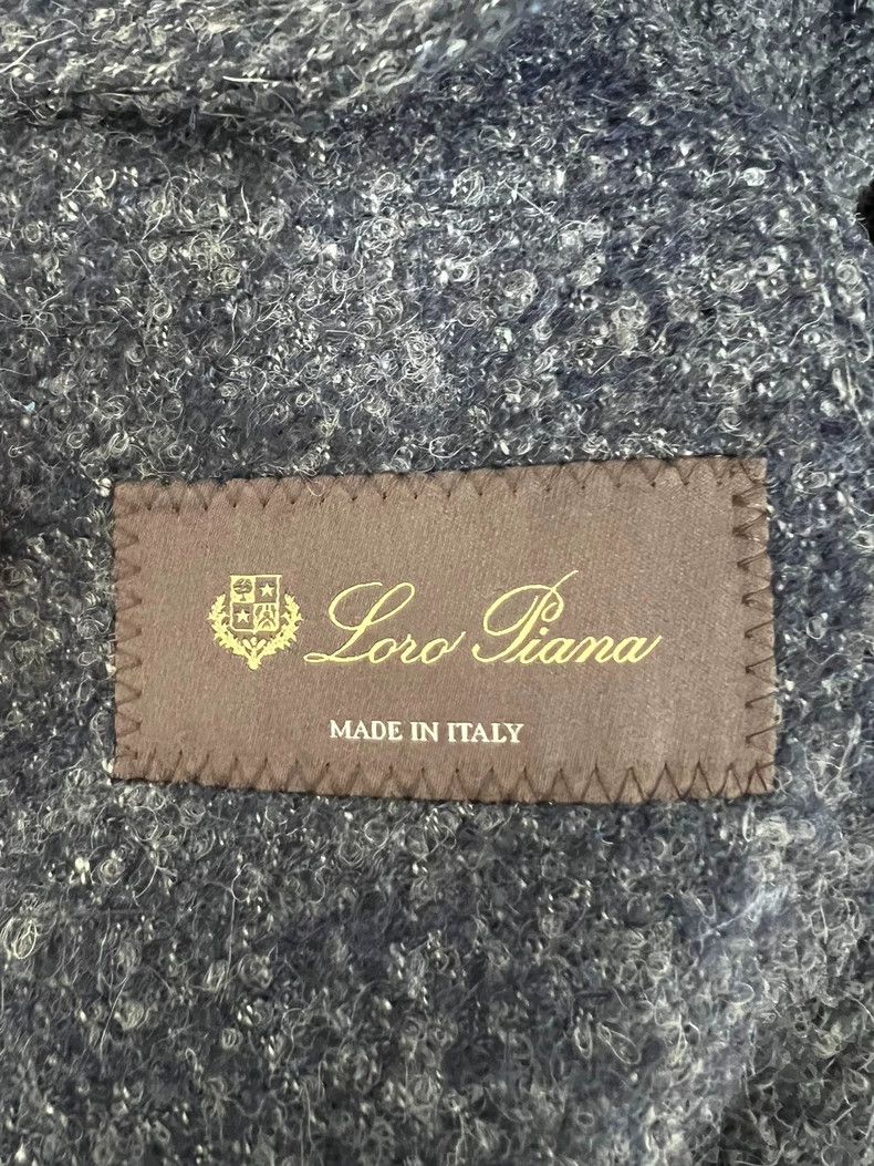 Loro Piana Loro Piana Alpaca Wool Silk Blend Blazer Size US L / EU 52-54 / 3 - 5 Thumbnail