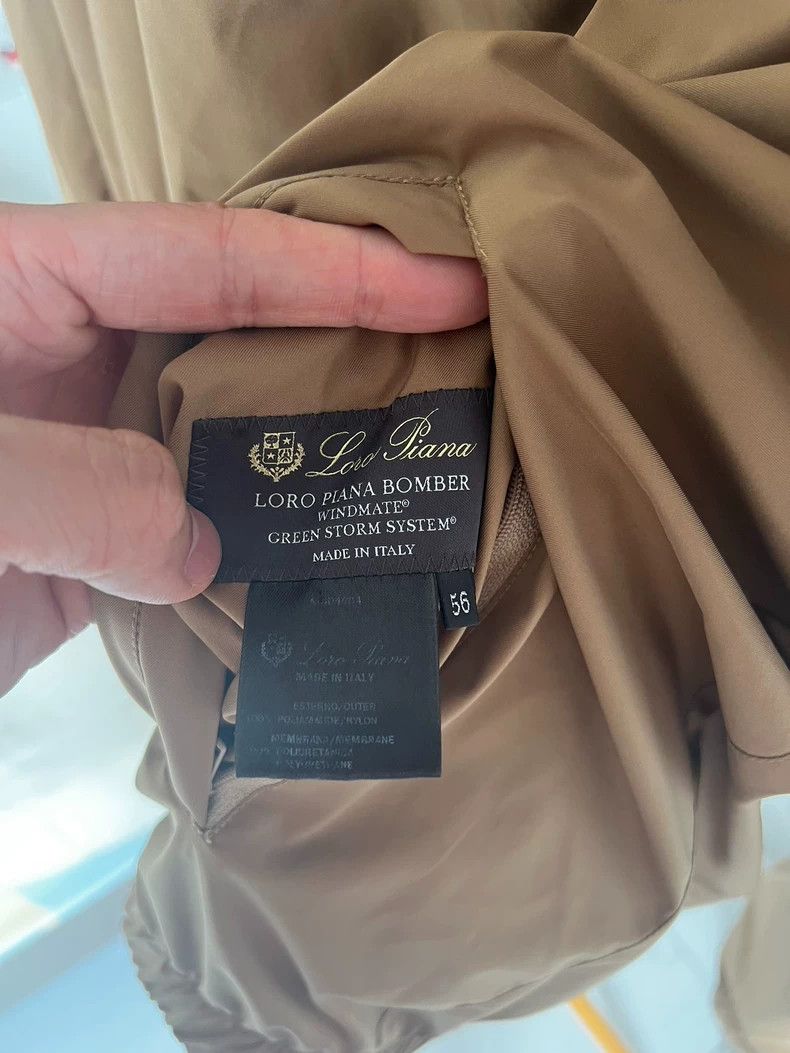 Loro Piana Loro Piana Winmate Brown Bomber Jacket Size US XL / EU 56 / 4 - 6 Thumbnail