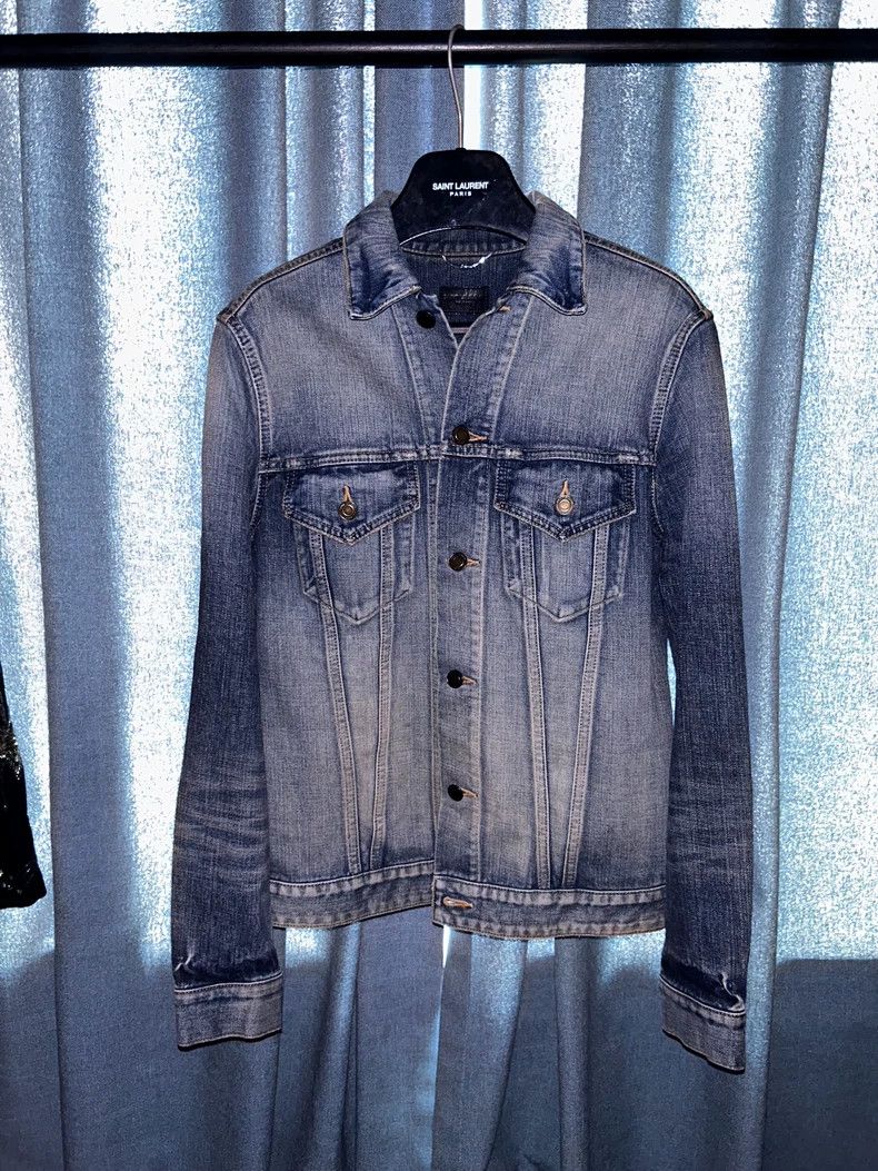 Saint Laurent Paris Saint Laurent Vintage Denim Jacket - dmc Size US M / EU 48-50 / 2 - 2 Thumbnail