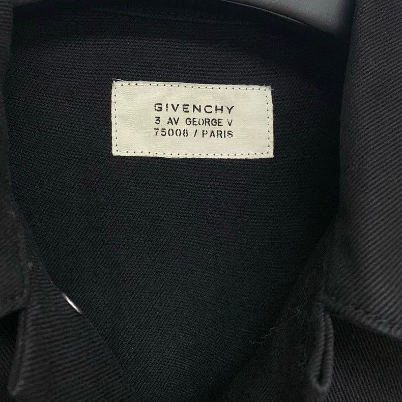 Givenchy Givenchy Black Denim Jacket with Silver Logo - dmc Size US L / EU 52-54 / 3 - 2 Thumbnail