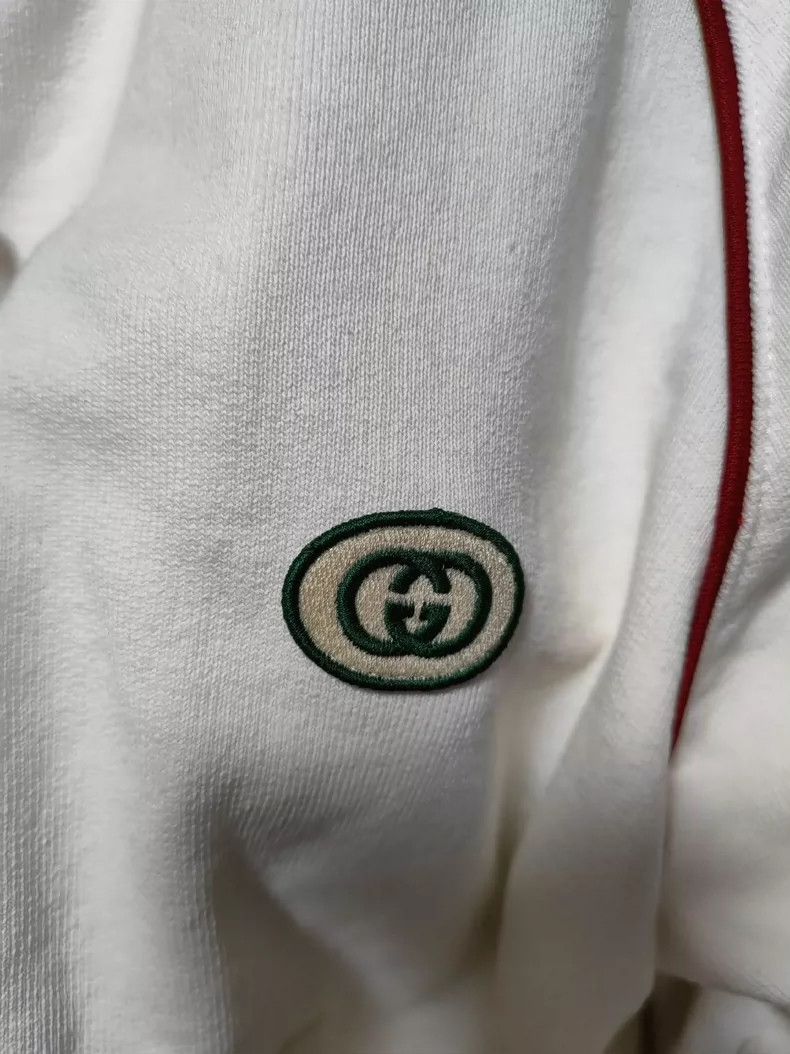 Gucci Gucci Unisex White Track Jacket - dmc Size US XS / EU 42 / 0 - 4 Thumbnail