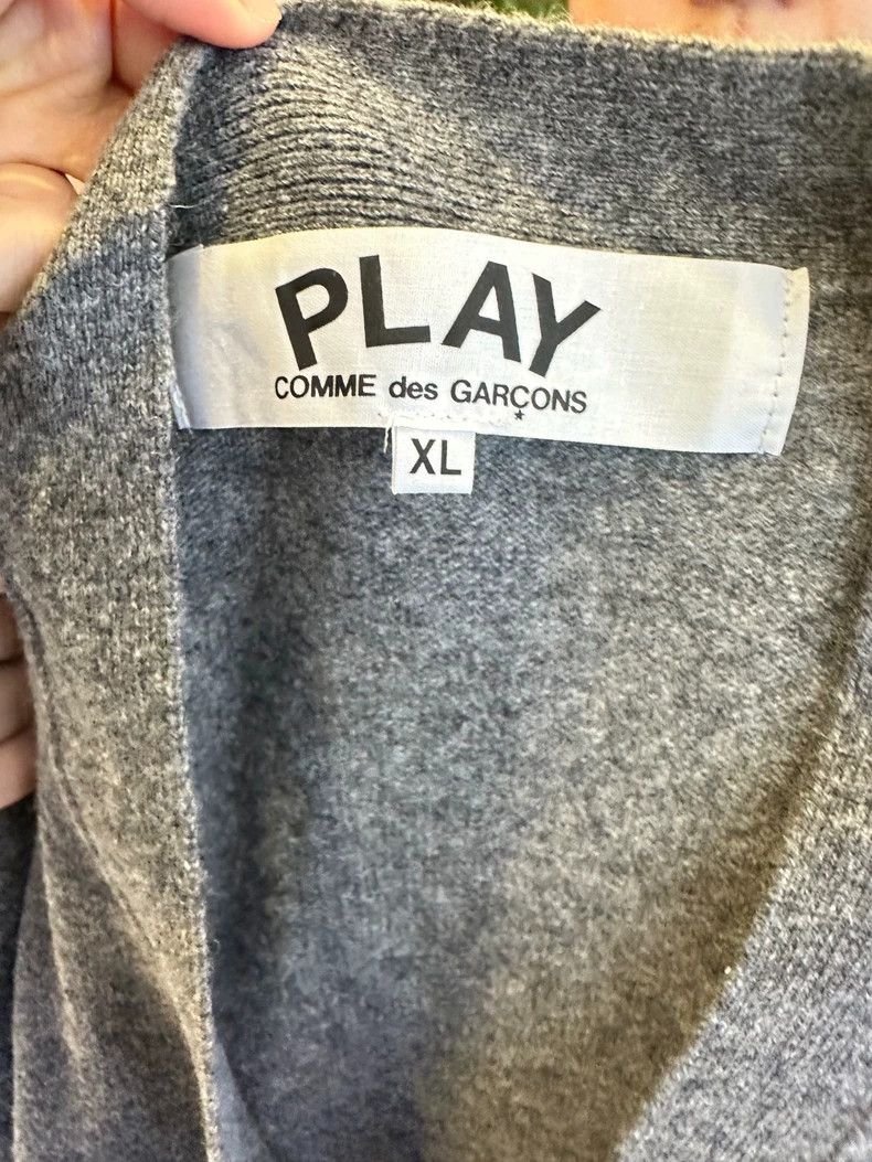 Comme des Garcons Comme des Garçons Gray Wool Cardigan - dmc Size US M / EU 48-50 / 2 - 2 Thumbnail