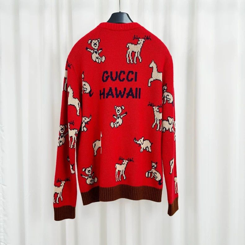 Gucci Animal Alphabet Logo Knit Cardigan - dmc