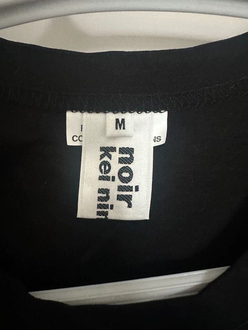 Comme des Garcons CDG Noir Bow Detail Long Sleeve Tee - dmc Size US M / EU 48-50 / 2 - 5 Thumbnail