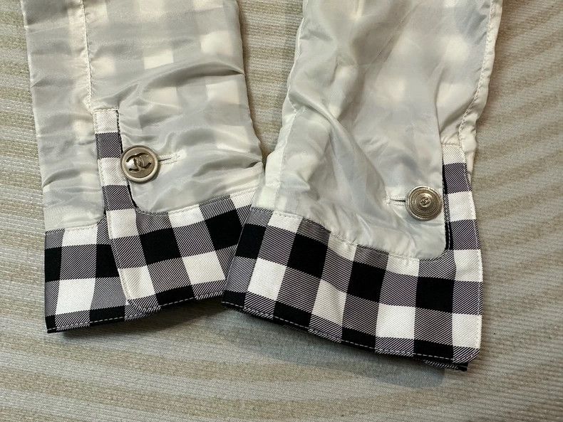 Chanel Chanel Black White Plaid Lined Jacket - dmc Size US XS / EU 42 / 0 - 9 Thumbnail