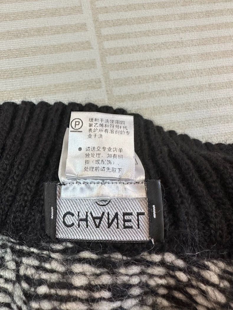 Chanel Chanel Black and White Pattern Mohair Wool Cardigan Coat - dmc Size US M / EU 48-50 / 2 - 8 Thumbnail