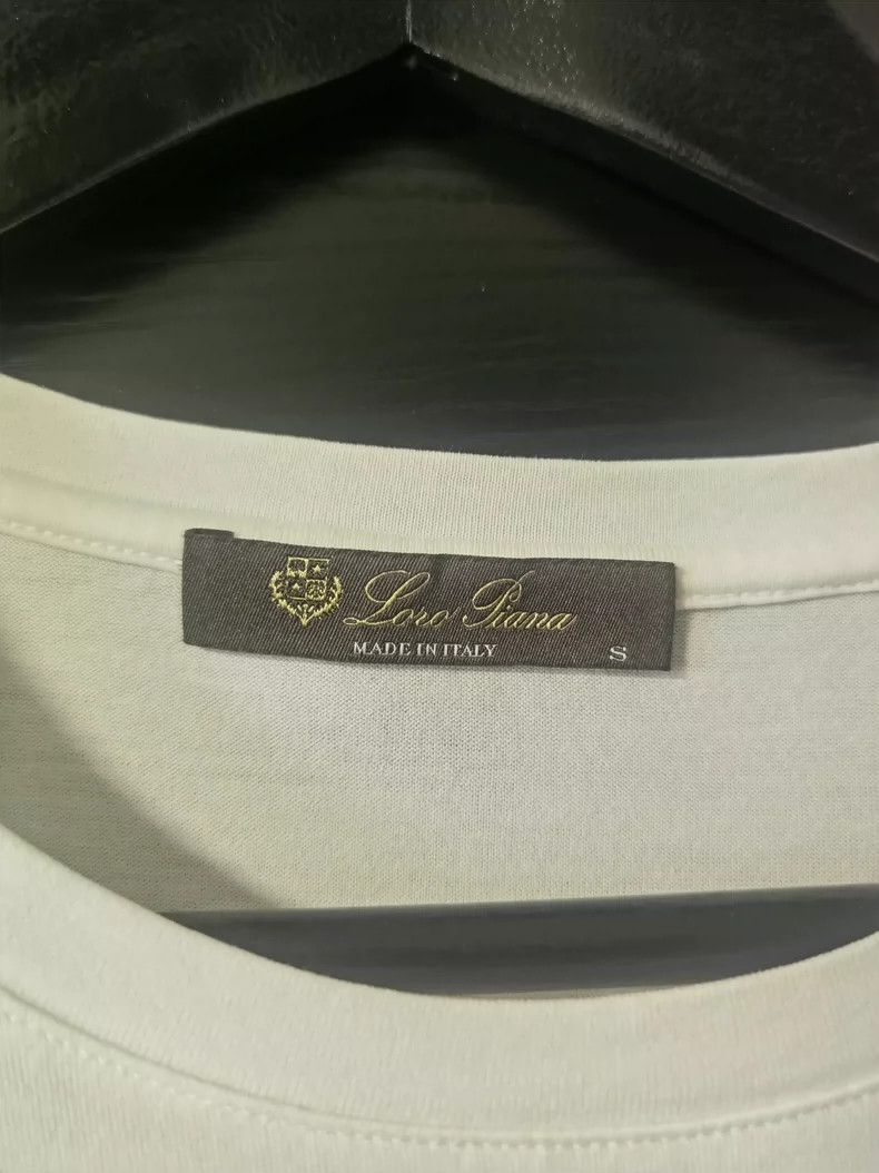 Loro Piana Loro Piana Men's White Short Sleeve T-shirt - dmc Size US S / EU 44-46 / 1 - 3 Thumbnail