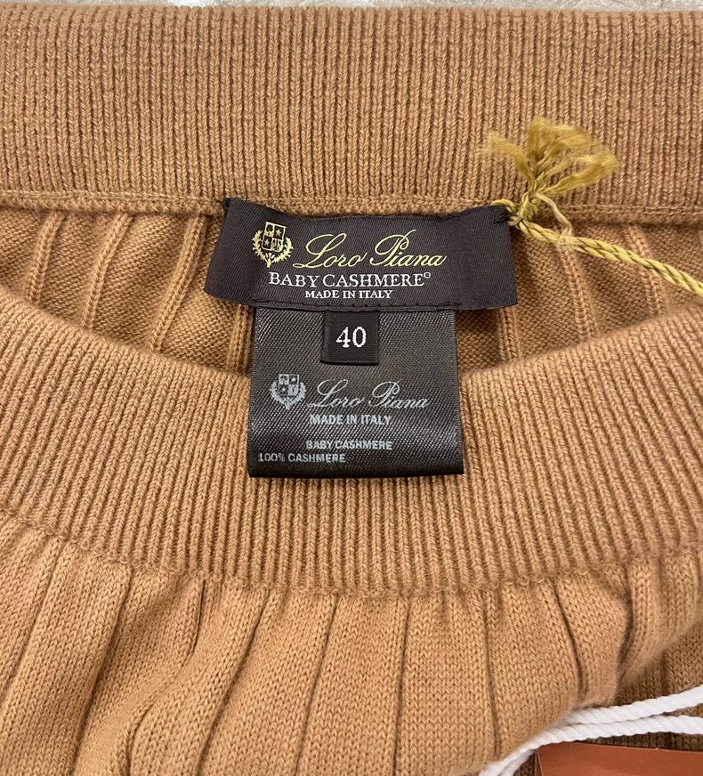 Loro Piana Loro Piana Camel Cashmere Wide-Leg Pants - dmc Size US 34 / EU 50 - 4 Thumbnail