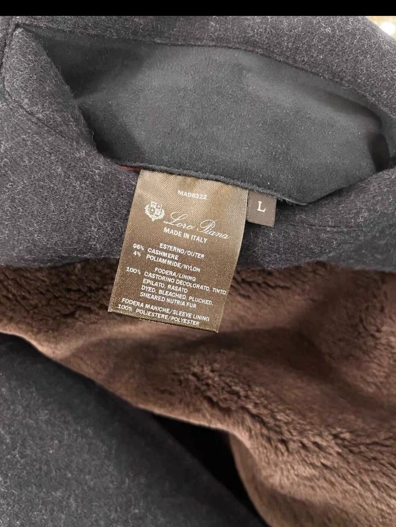 Loro Piana Loro Piana Blue Zip Jacket with Fur Lining - dmc Size US L / EU 52-54 / 3 - 7 Thumbnail