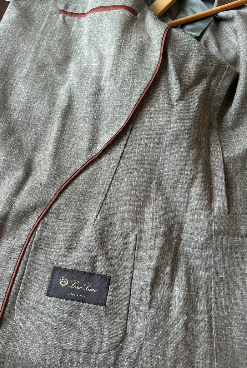 Loro Piana Loro Piana Light Brown Gray Blazer - dmc Size US L / EU 52-54 / 3 - 7 Thumbnail