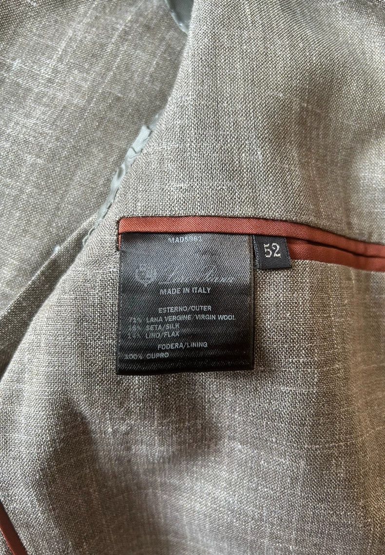 Loro Piana Loro Piana Light Brown Gray Blazer - dmc Size US L / EU 52-54 / 3 - 4 Thumbnail
