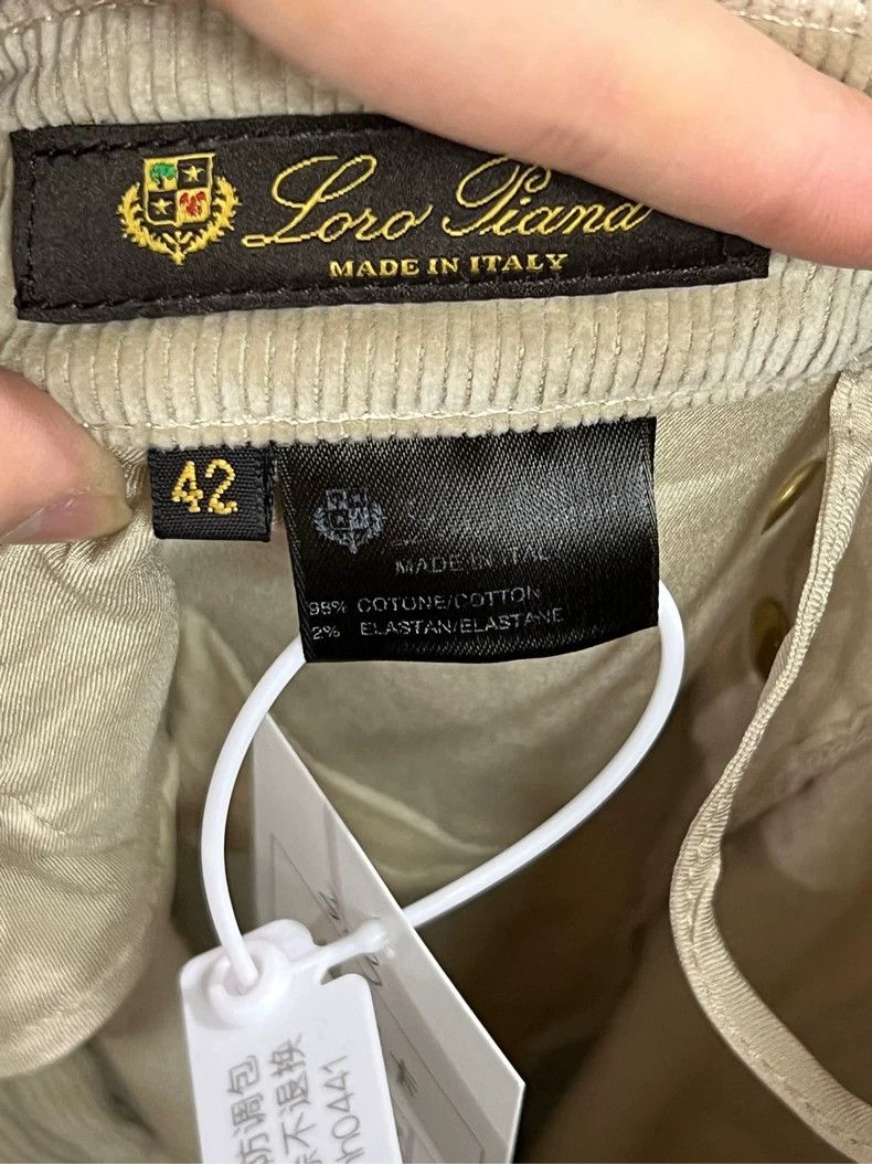 Loro Piana Loro Piana Beige Corduroy Casual Pants - dmc Size US 31 - 4 Thumbnail