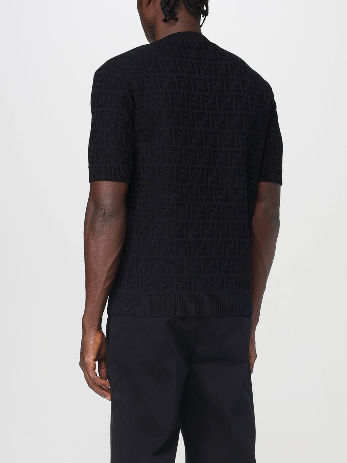 Fendi Fendi Sweater Men Black Size US L / EU 52-54 / 3 - 3 Thumbnail