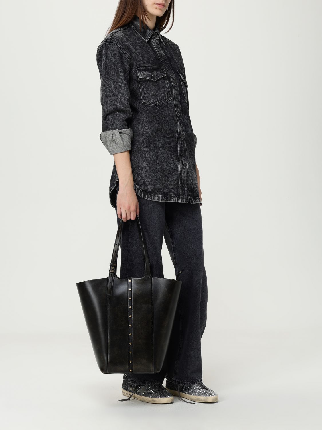 Golden Goose Golden Goose Shirt Woman Black Size M / US 6-8 / IT 42-44 - 2 Thumbnail