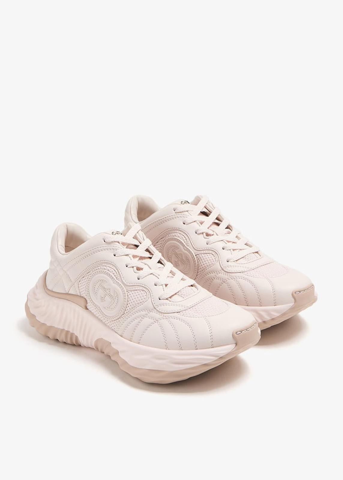 Gucci Interlocking G Ripple Women Sneakers SIZE 35.5