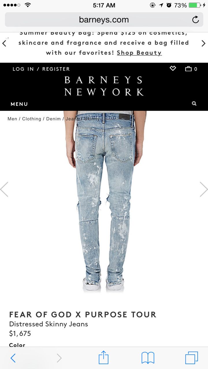 Fear of God Purpose Tour Jeans | Grailed