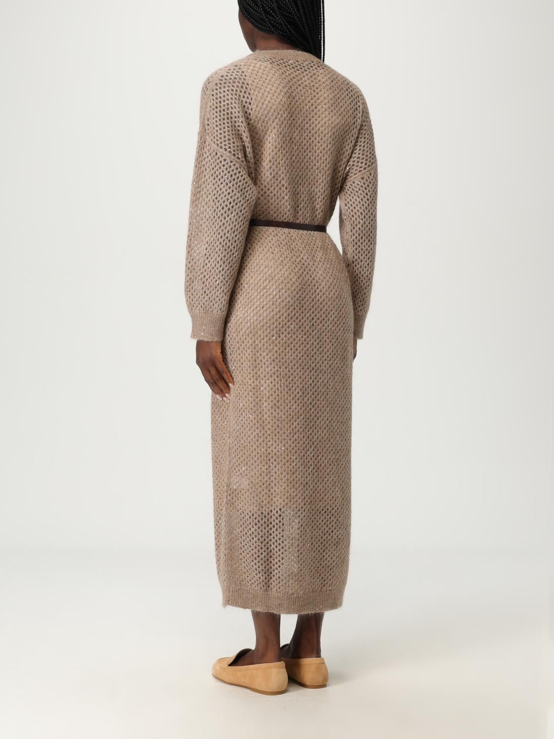 Brunello Cucinelli Dress Woman Brown