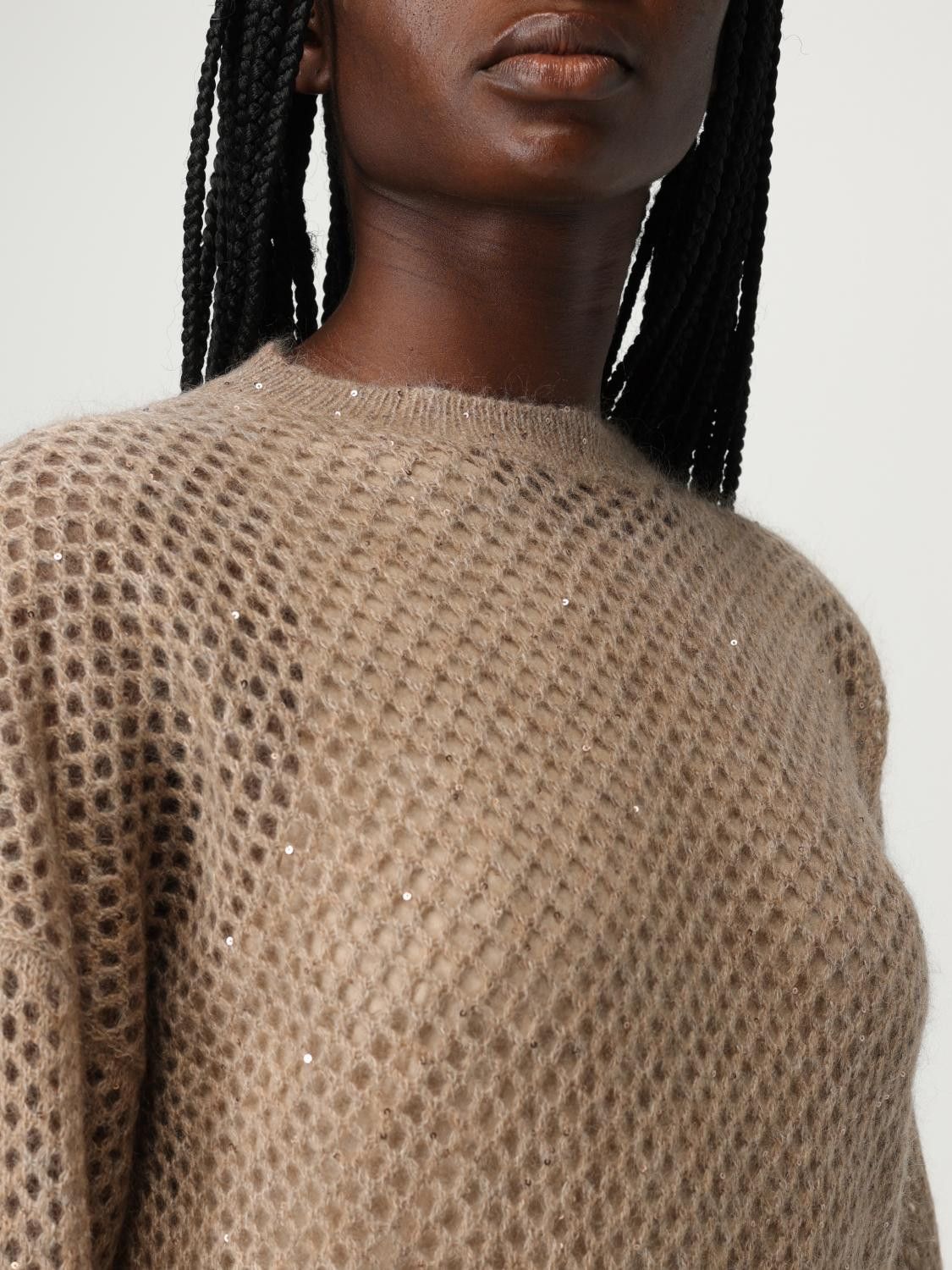 Brunello Cucinelli Dress Woman Brown