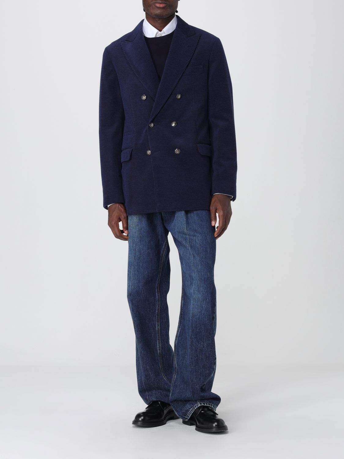 Brunello Cucinelli Brunello Cucinelli Jacket Men Blue Size US XL / EU 56 / 4 - 2 Thumbnail