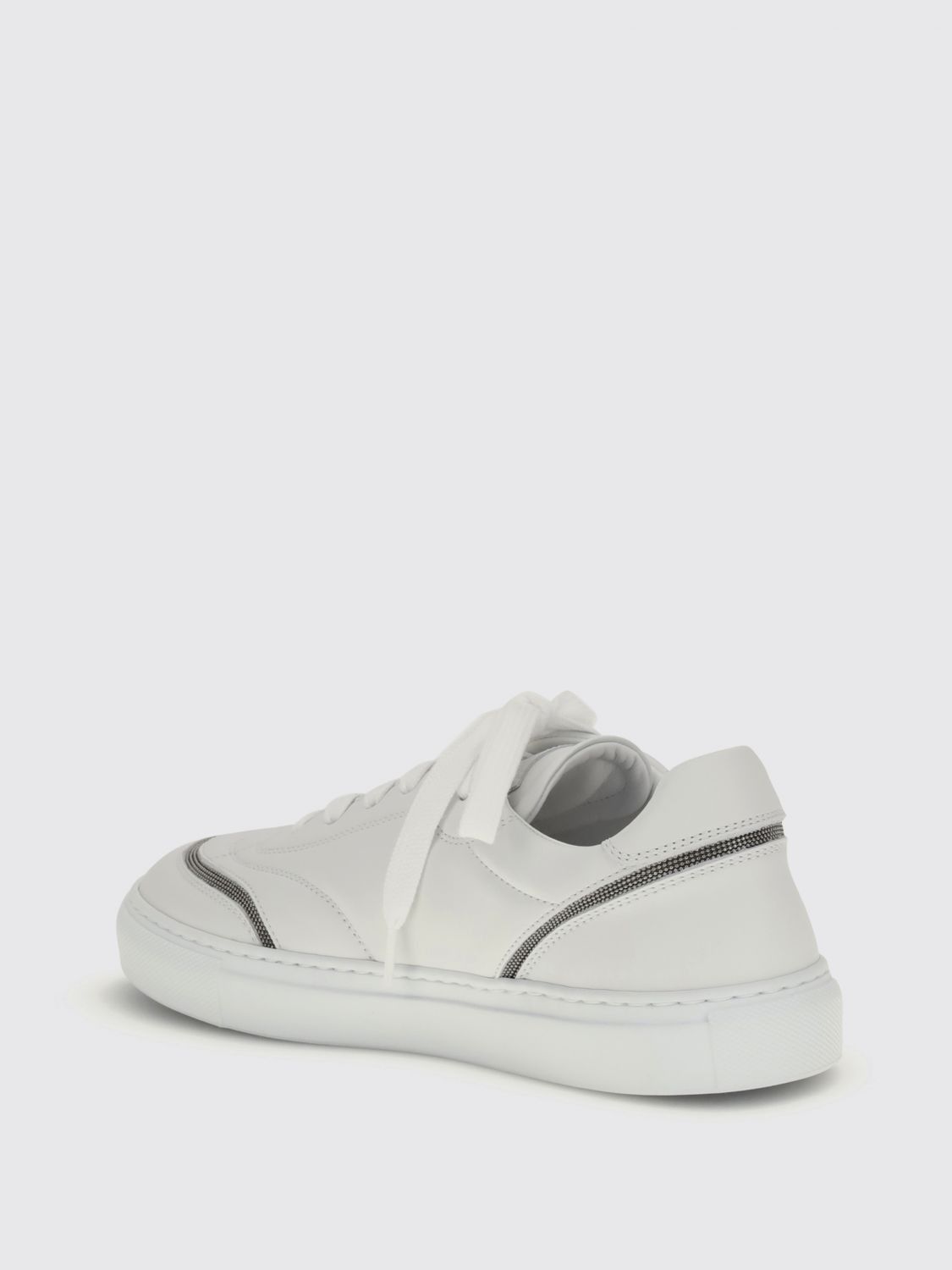 Brunello Cucinelli Brunello Cucinelli Sneakers Woman White Size US 10 / IT 40 - 3 Thumbnail