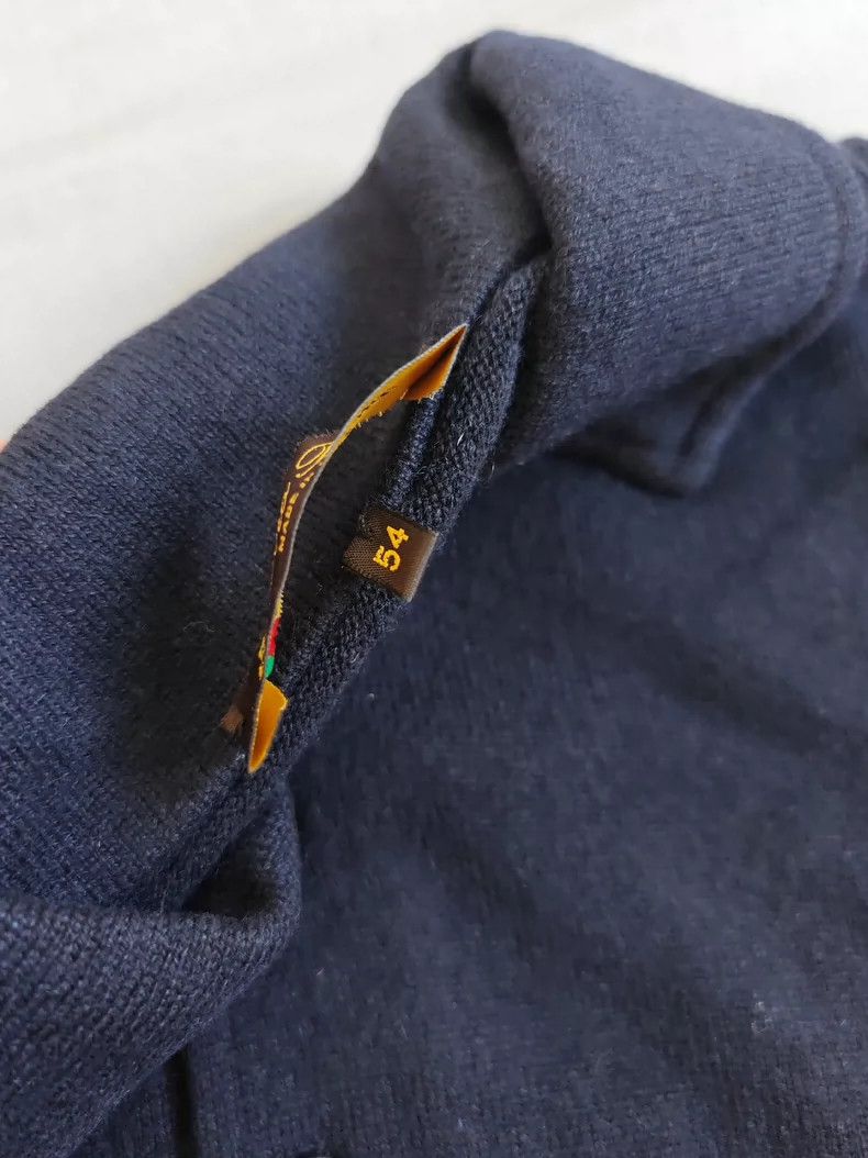 Loro Piana Loro Piana Cashmere Polo Knit Sweater - dmc Size US XXL / EU 58 / 5 - 6 Thumbnail