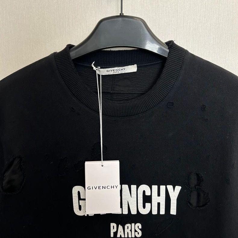 Givenchy Givenchy Distressed Oversized Sweatshirt - dmc Size US L / EU 52-54 / 3 - 2 Thumbnail