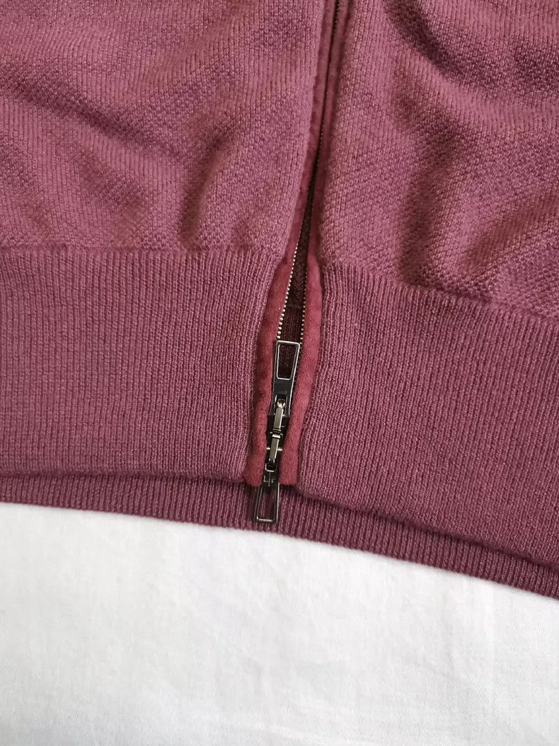 Loro Piana Loro Piana Purple Cashmere Zip Jacket - dmc Size US L / EU 52-54 / 3 - 5 Thumbnail