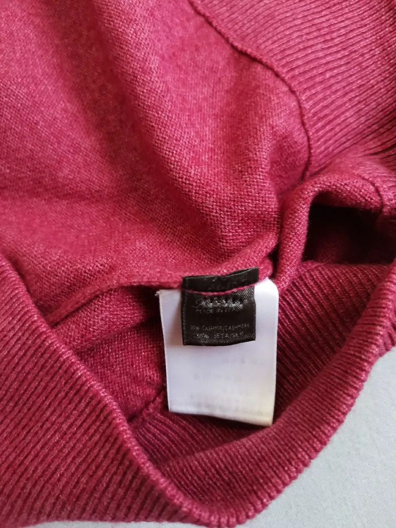 Loro Piana Loro Piana Red Cashmere Silk Sweater - dmc Size US XL / EU 56 / 4 - 4 Thumbnail
