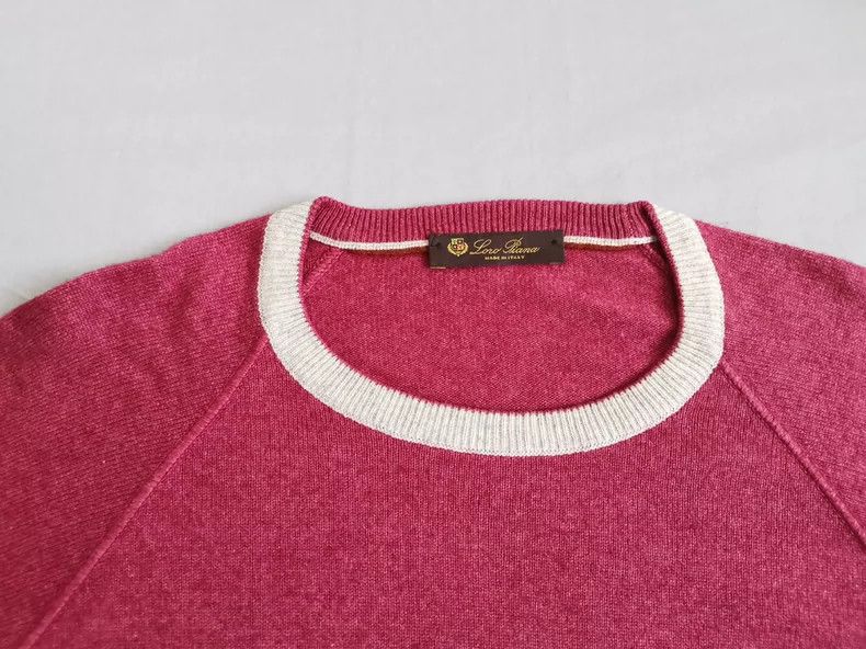Loro Piana Loro Piana Red Cashmere Silk Sweater - dmc Size US XL / EU 56 / 4 - 2 Thumbnail