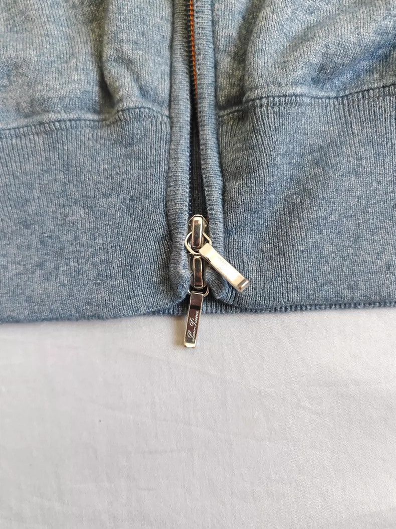 Loro Piana Loro Piana Men's Cashmere Zip Hoodie - dmc Size US XS / EU 42 / 0 - 6 Thumbnail